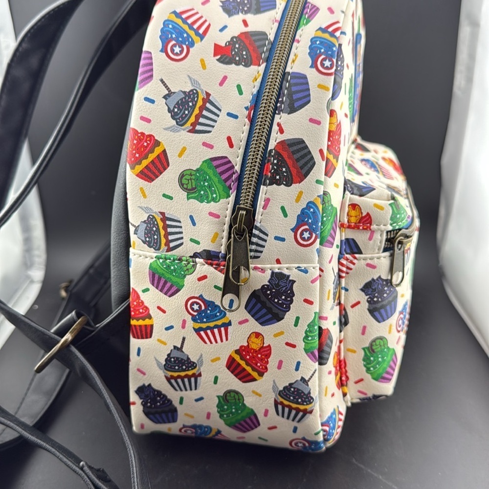 Disney Marvel Eat The Universe Cupcakes Mini Backpack NEW w/o tags - Picture 2 of 6